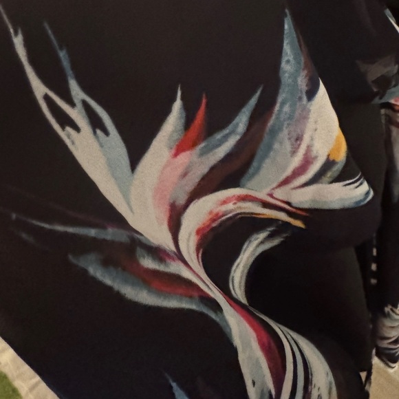 Yumi Kim Black Floral Wrap Dress - Picture 5 of 5